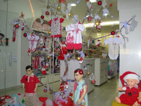 Decoração de Natal de Loja Infantil Decoração de Natal de Loja Infantil