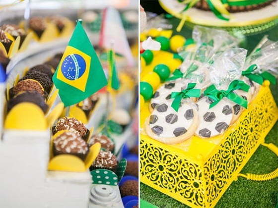 docinhos decoração festa da copa