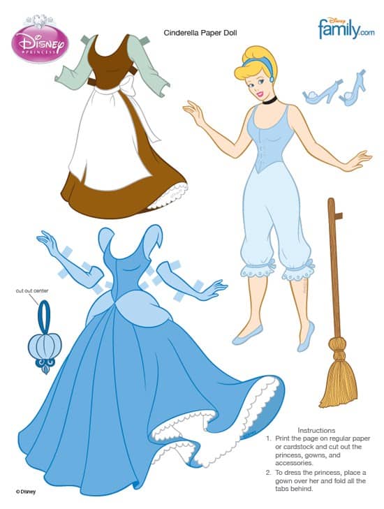 molde princesas disney