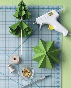 Árvore de Natal em Papel Simples de Fazer Árvore de Natal em Papel Simples de Fazer
