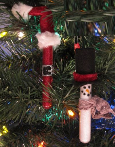 Este artesanato de Natal com tubetes é lindo (Foto: positivelysplendid.com)