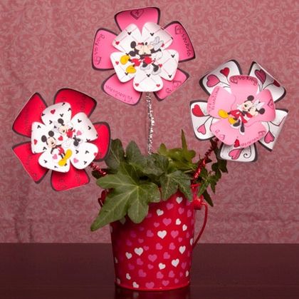  Estas flores de Minnie e Mickey Mouse são simpáticas e agradam até adultos (Foto: family.disney.com)  