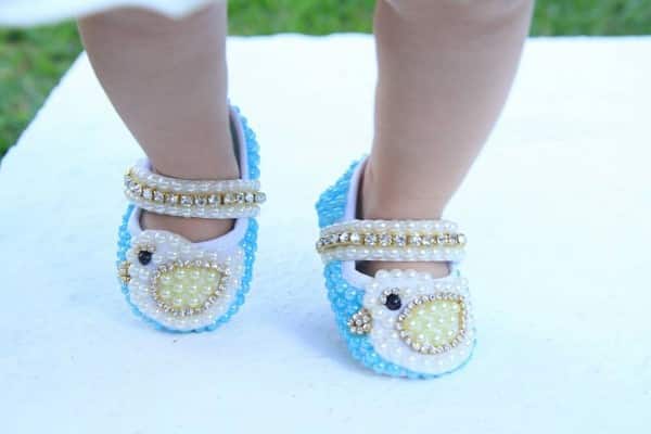 sapatinhos de bebe feltro