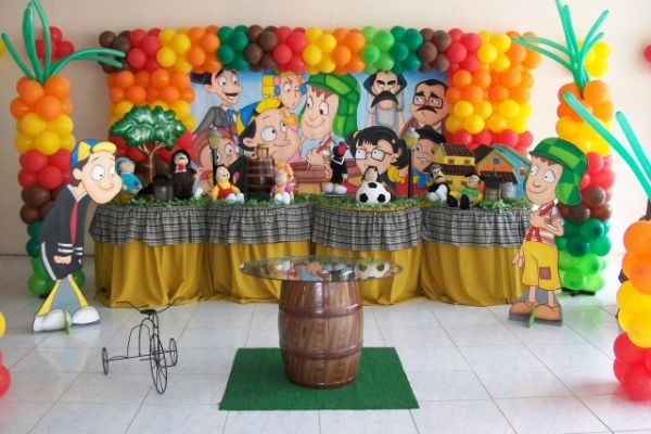 Invista na decoração de festa infantil tema turma do Chaves para o próximo aniversário da sua criança (Foto: infantil.inesquecivelcasamento.com.br)                           