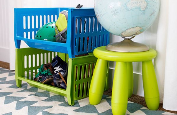 Há várias alternativas para conseguir a solução para organizar quarto infantil (Foto: blog.homedepot.com)