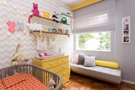 Quarto Infantil com Papel de Parede