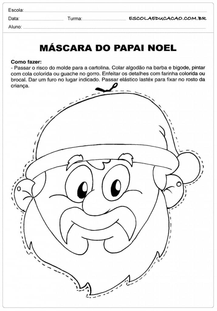 Dicas de Atividades Educação Infantil Natal para Imprimir