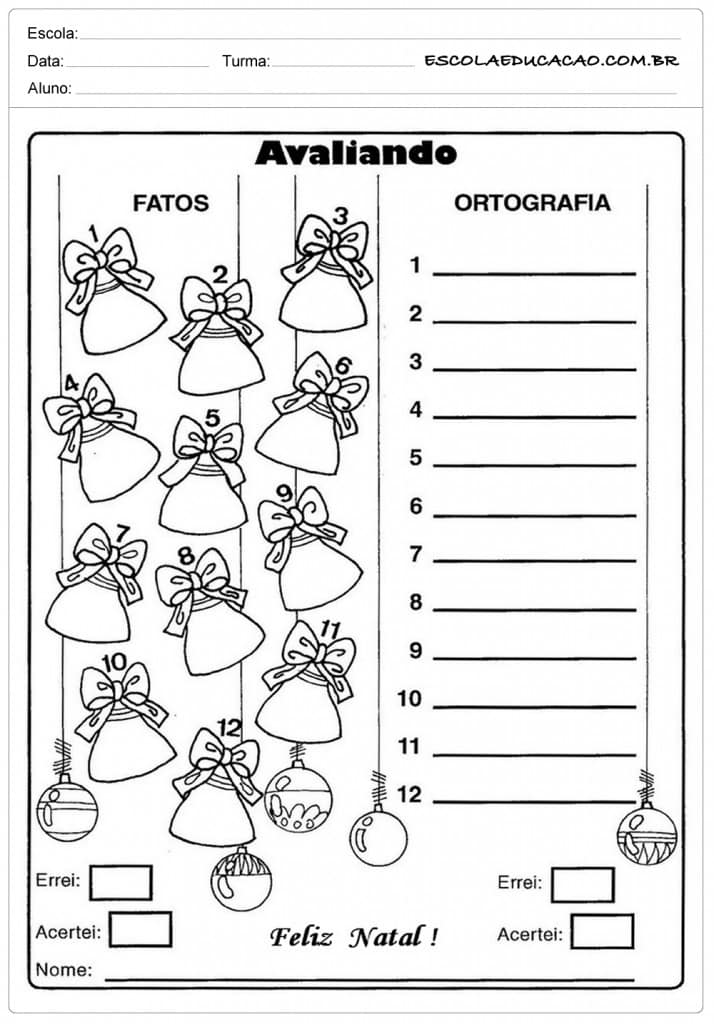 Atividades Educação Infantil 