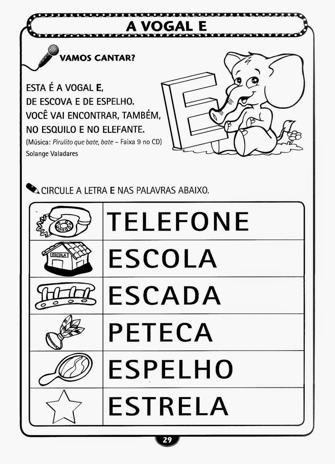 Dicas de Atividades Infantil Alfabetização para Imprimir