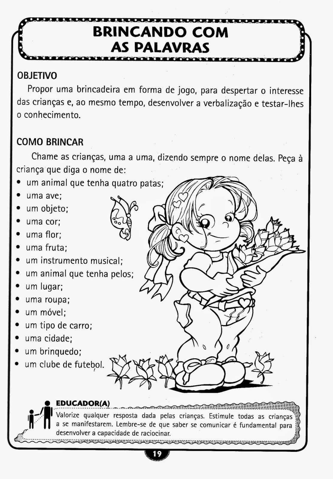 Dicas de Atividades Infantil Alfabetização para Imprimir