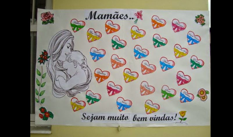 Dicas de Decoração Infantil para Dia das Mães na Escola