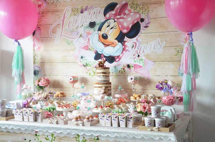 tema infantil minnie