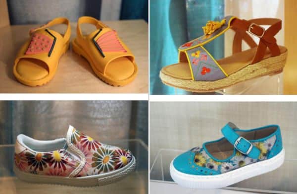 moda infantil sapatos 
