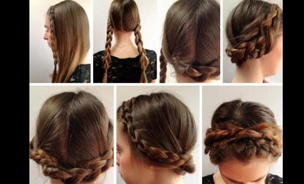 penteado com trança infantil tutorial 