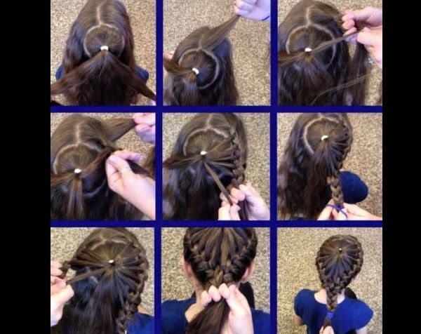 Penteado Infantil com Trança Fácil de Fazer