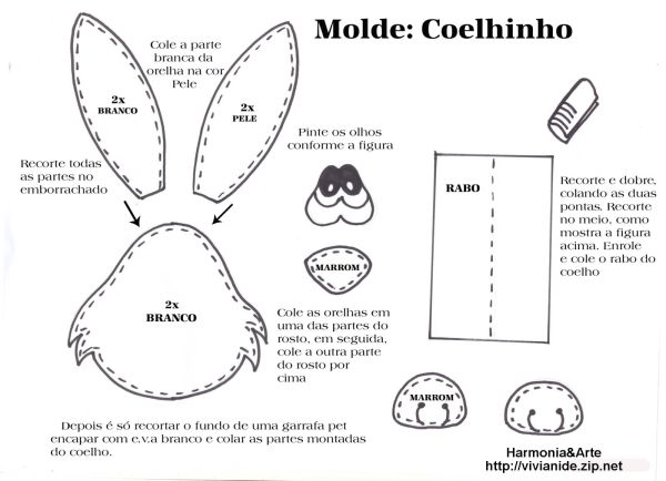 lembrança de pascoa de eva molde