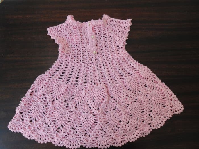 grafico de vestido infantil de croche