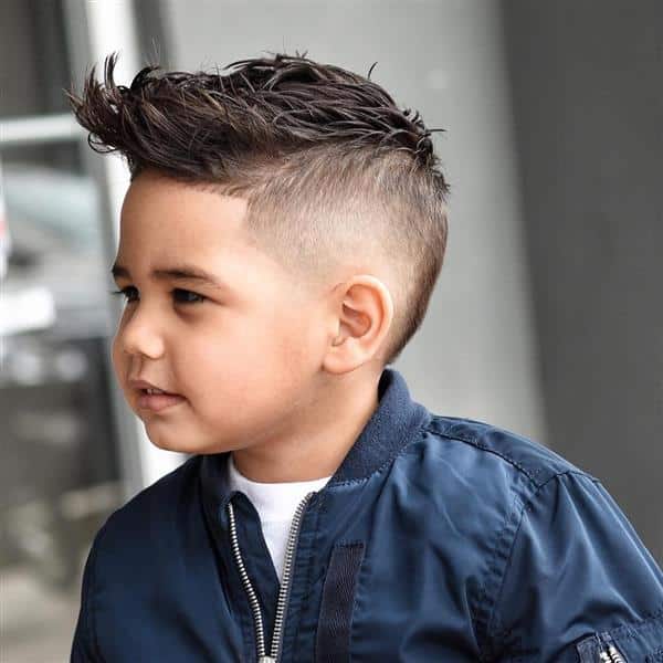 cabelo degrade masculino infantil