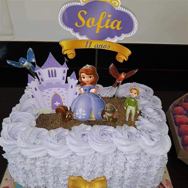 fotos de bolo da princesa sofia