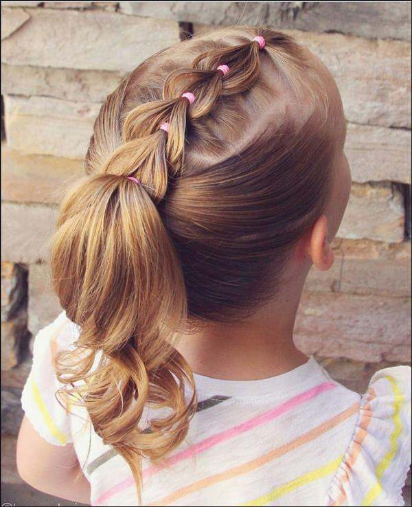 penteado infantil simples