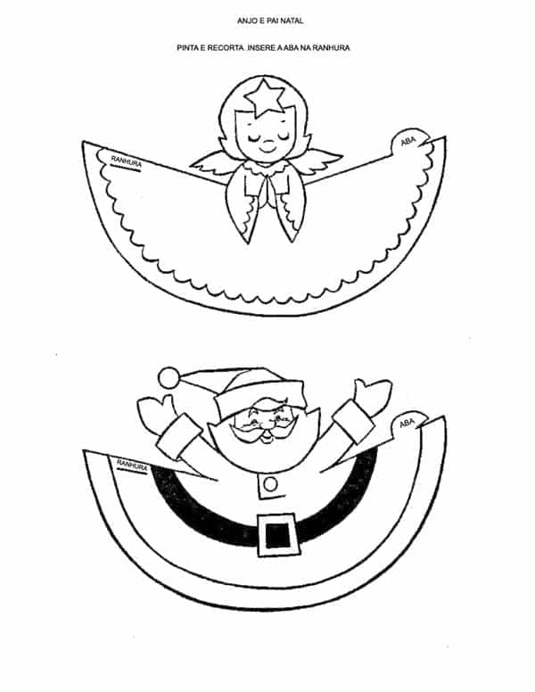 Desenhos de Natal para colorir e coloridos para imprimir