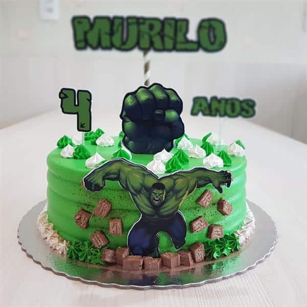 fotos de bolo do hulk
