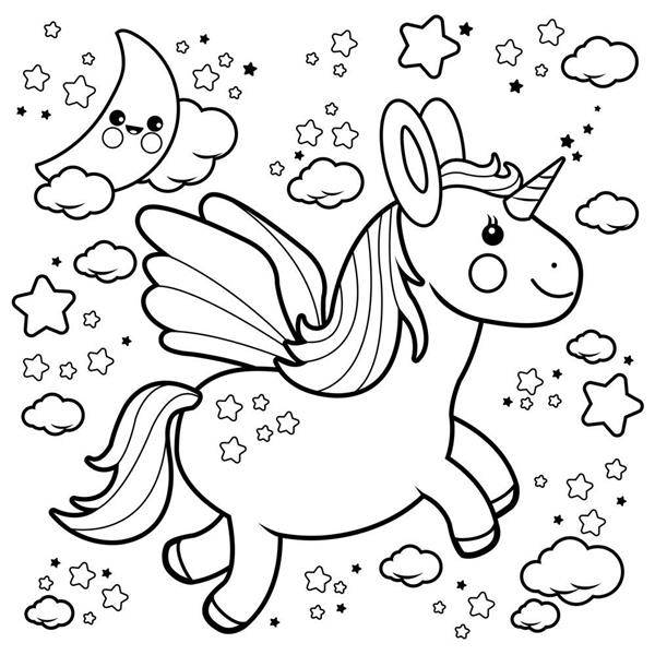 Featured image of post Unicornio Kawaii Desenhos Para Colorir Desenhos de unic rnio para colorir