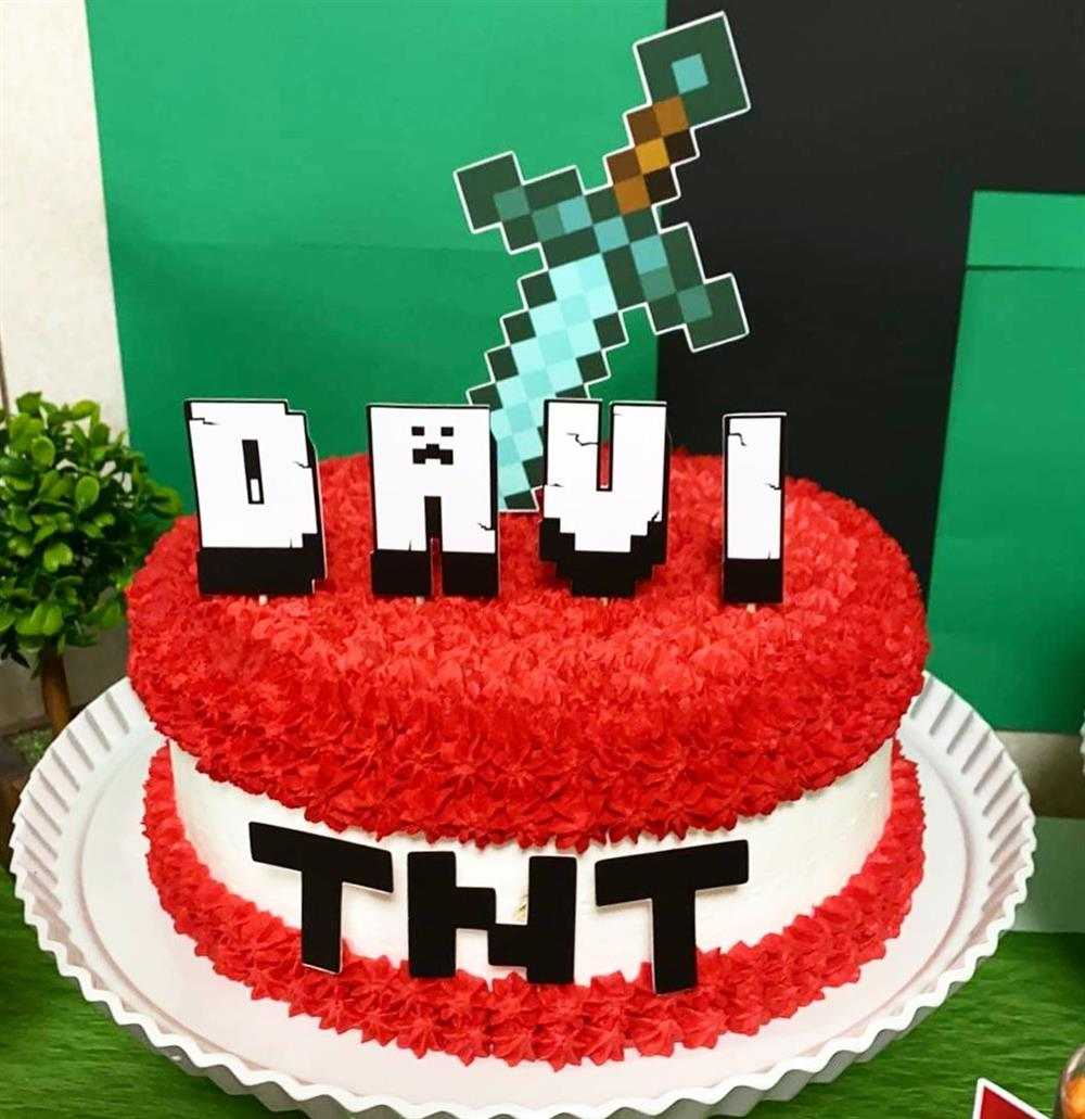 Bolo do Minecraft: + 40 fotos e dicas para festa infantil  Decoração de bolo  infantil, Bolo festa infantil, Bolo minecraft