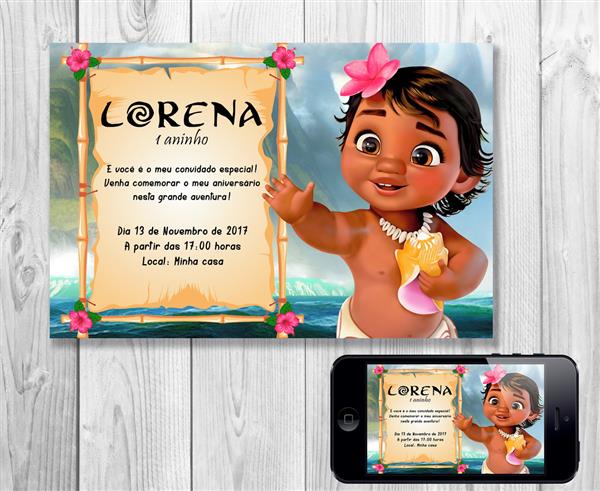 11 ideias de Tonton  convite da moana, moana festa infantil, moana