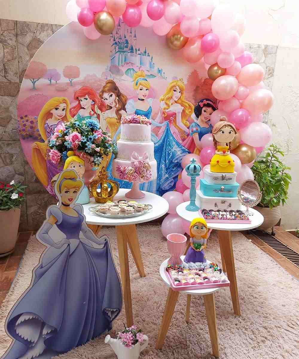 festa infantil das princesas em casa