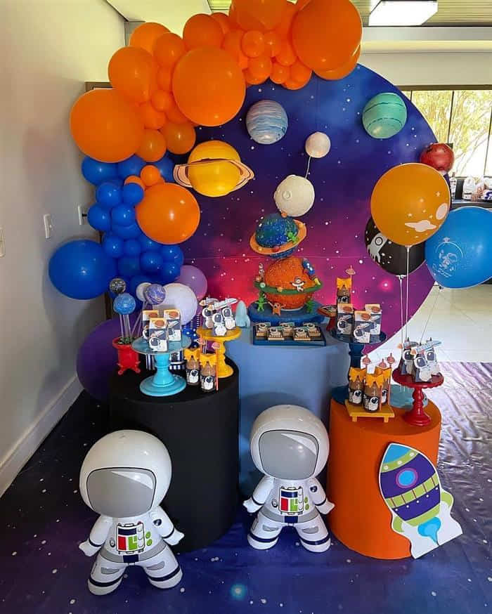 festa astronauta infantil