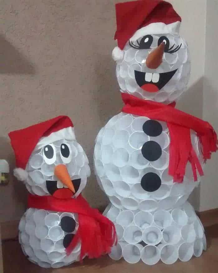 boneco de neve feliz para o natal