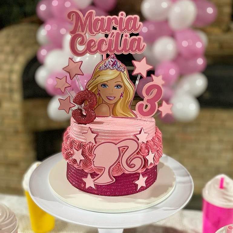 Bolo Barbie Princesa e Plebeia, Rose Bolos Decorados