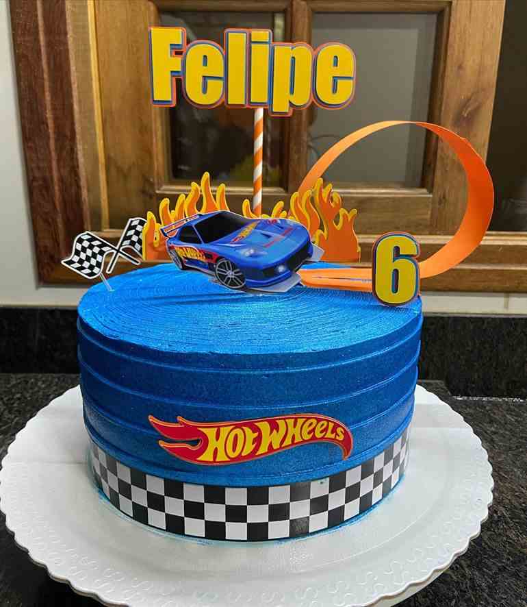 Bolo Hot Wheels: ideias fabulosas para decoração de aniversário