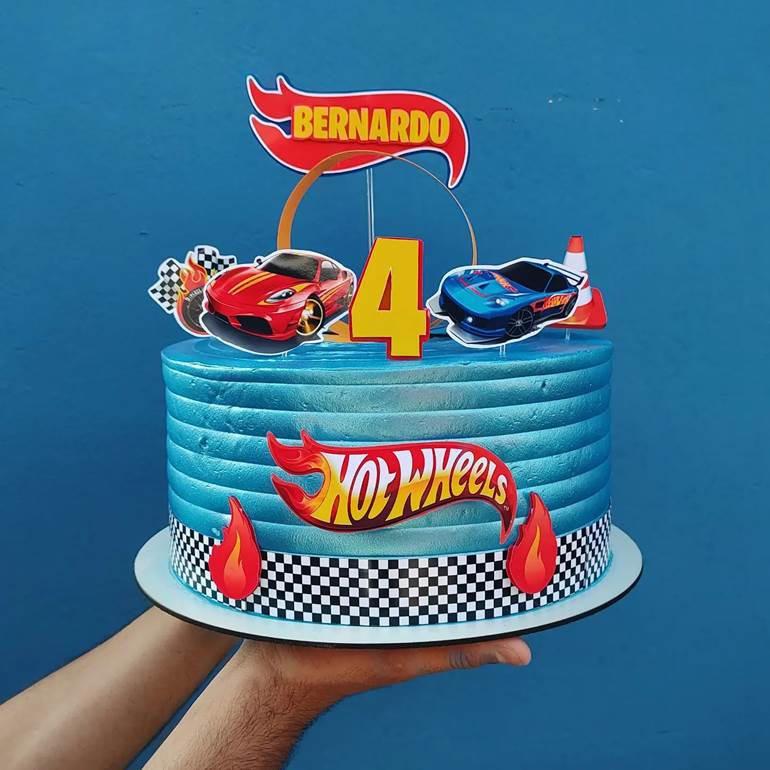 Bolo Hot Wheels: 50 fotos e ideias de decoração