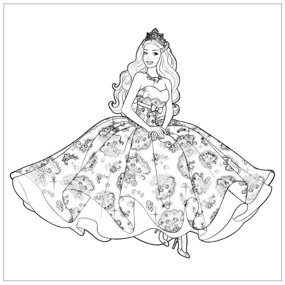 Desenho de Rosto de Barbie para colorir  Desenhos para colorir e imprimir  gratis