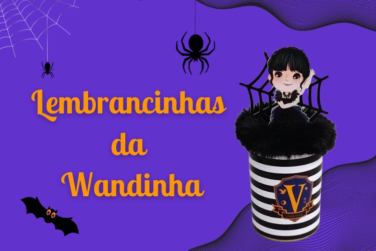 Lembrancinhas Aniversário Infantil: Wandinha/vandinha