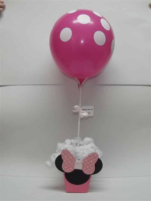 Como fazer centro ou enfeite de mesa com balões Enfeites De Mesa Para Festa Infantil Com Baloes