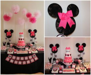 aniversario tema minnie