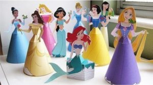 Moldes das princesas da Disney para festa infantil 