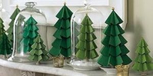 Árvore de Natal em Papel Simples de Fazer