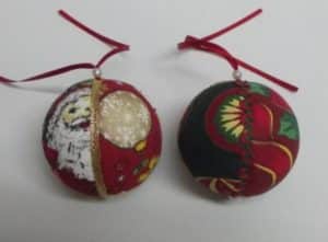 Bola de Natal em Patchwork    01