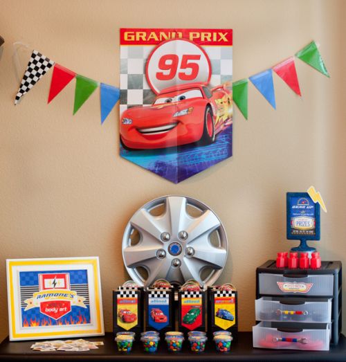 Ideias de Decoração Para Festa com Tema Carros