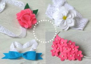 4 Ideias de Headband para Bebê com Feltro