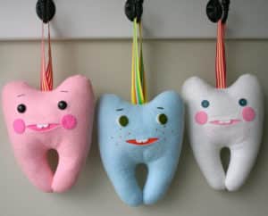 Molde de Dente de Feltro para Imprimir                   1