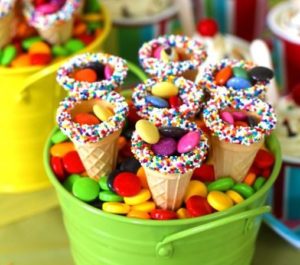 5 Ideias Criativas de Cones de Doces