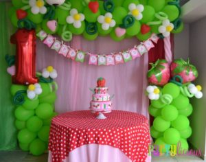 Decoração de Festa Infantil da Moranguinho     10