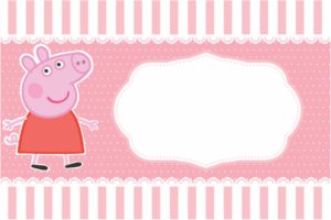 10 Moldes de Peppa Pig para decoração de festa