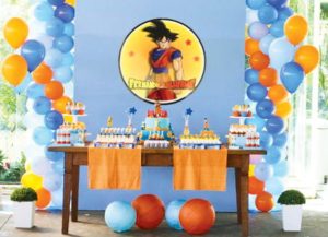 Decoração de Festa Infantil Tema Dragon Ball Decoração de Festa Infantil Tema Dragon Ball