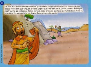 História bíblica infantil ilustrada para imprimir
